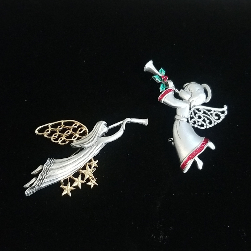 Vintage Angel Brooches